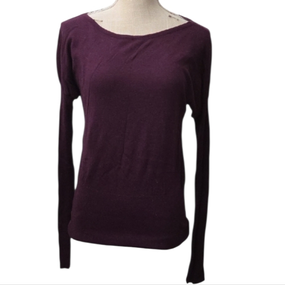 The Limited Rich Purple Knit Top